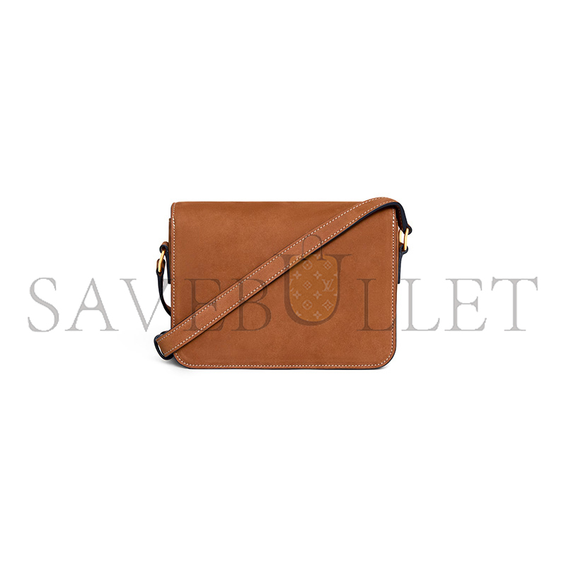 Ce1i*e teen triomphe bag in nubuck calfskin 188423gr5.02cm (18.5*13.5*7cm)